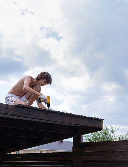 pergolas à toit fixe