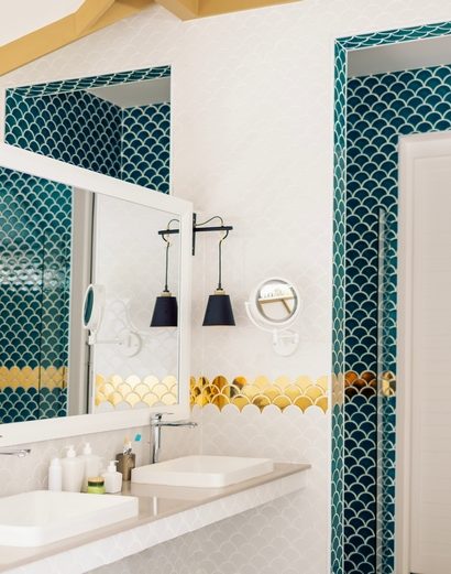 carrelage dans une salle de bain